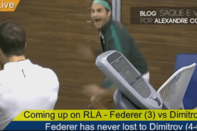 Как Федерер наслаждается Шараповой: видео из раздевалки бьет рекорды на Youtube