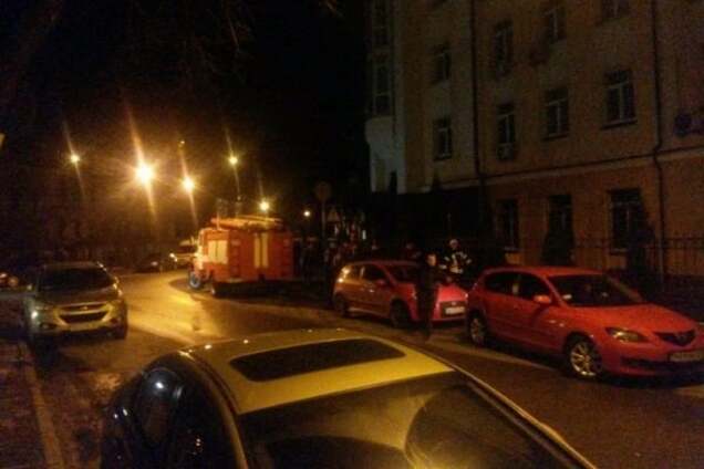 В Киеве произошел пожар в здании Главного следственного управления ГПУ