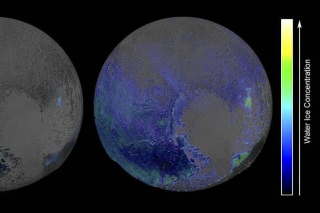 NASA опублікувало карту льодів Плутона