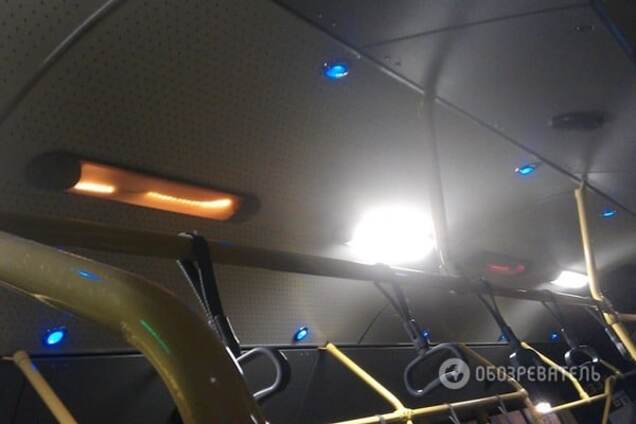 В Киеве заметили троллейбус со 'светомузыкой': видеофакт