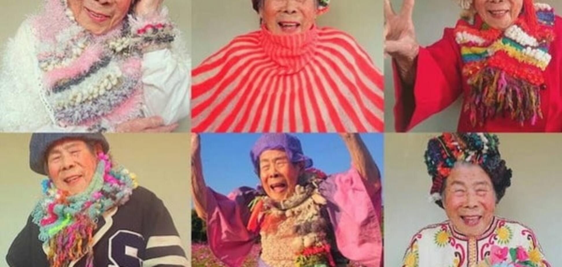 93-летняя бабушка-фотомодель рекламирует одежду внучки в Instagram: яркие фото модницы