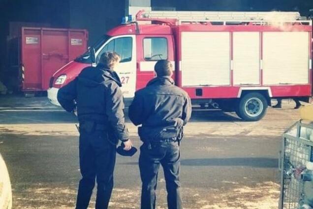 В киевском ТРЦ произошел пожар