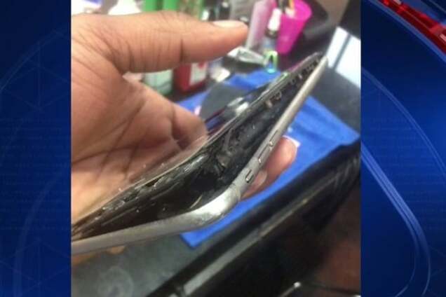 iPhone 6 Plus загорелся в постели человека