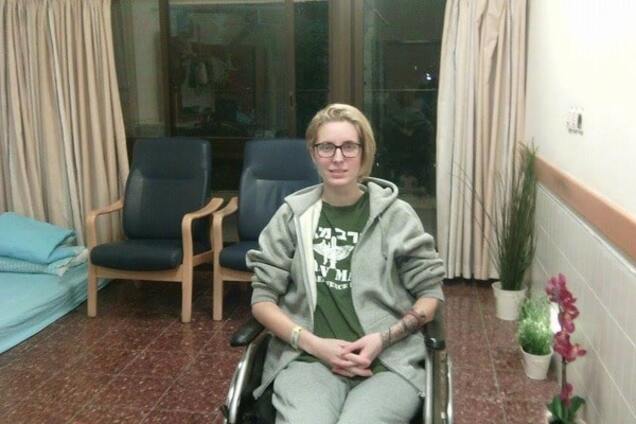 'Важливий етап': волонтера Зінкевич перевели в реабілітаційний центр