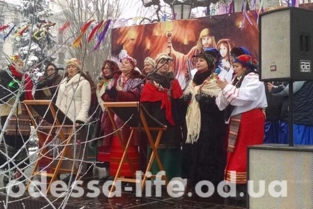 В Одесі стартував Різдвяний фестиваль: опубліковані фото і відео