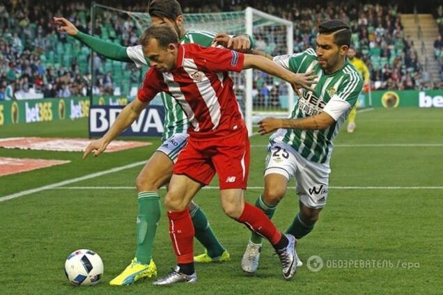 Тренер 'Севильи' позволил Коноплянке сыграть лишь 15 минут в Кубке Испании