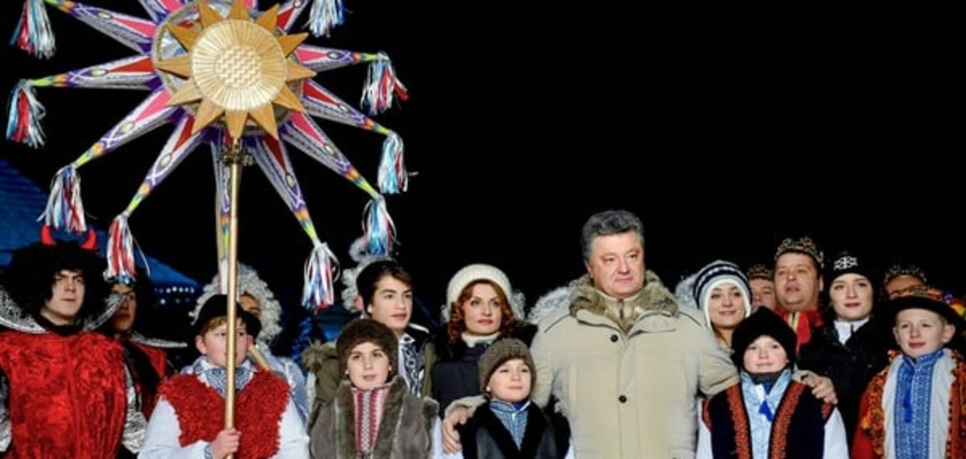 'Прошу больших изменений': Порошенко поздравил украинцев с Рождеством