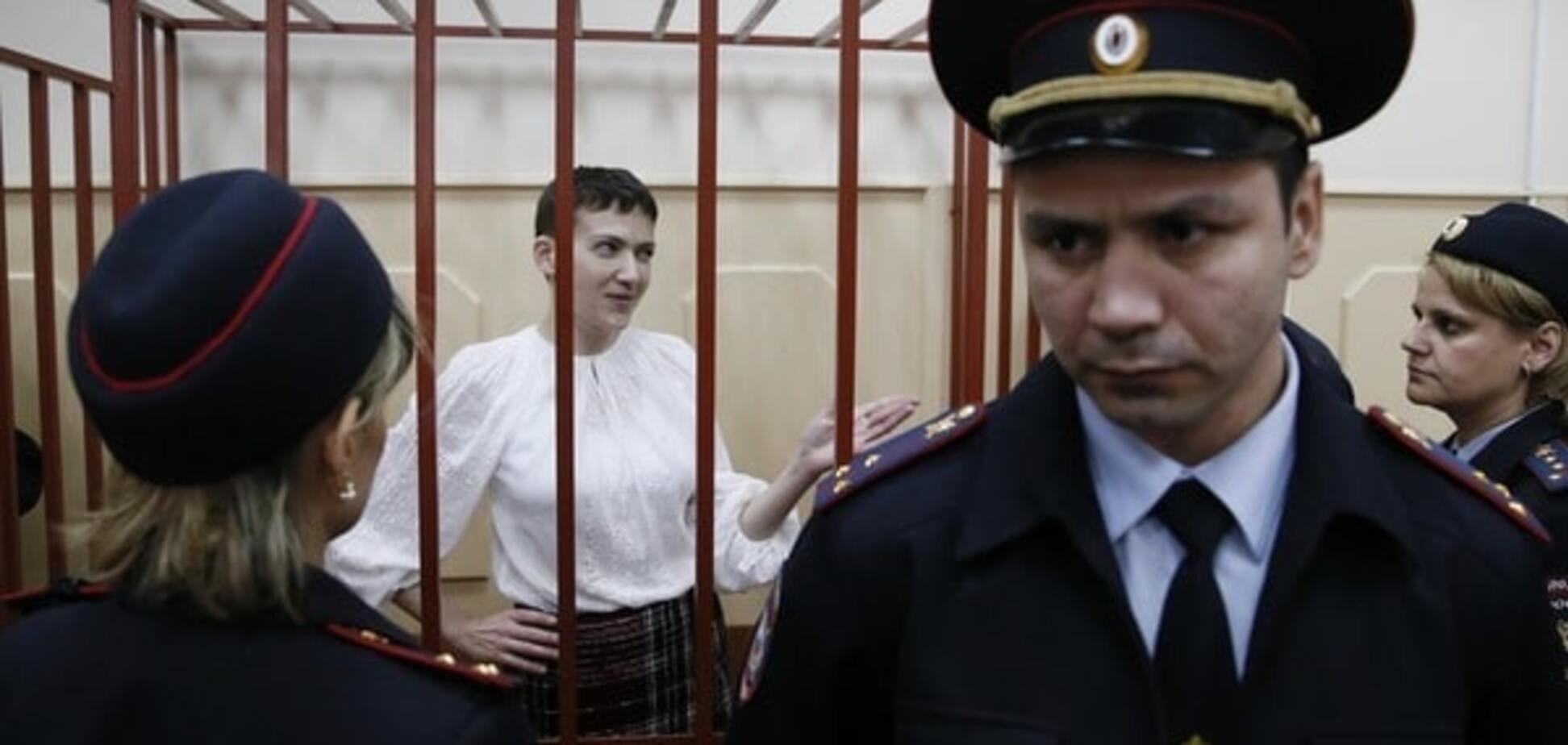 У Росії розповіли про стан Савченко, яка оголосила голодування