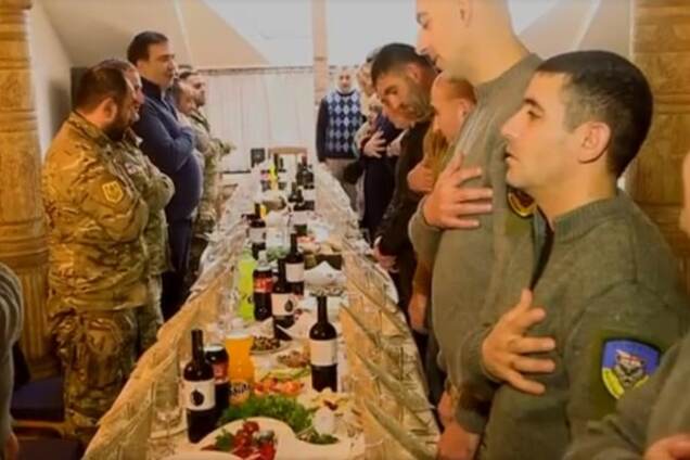 'Патриарх благословил на очищение политики': Саакашвили показал, как отмечал Рождество. Видеофакт
