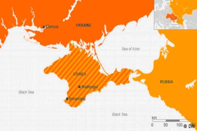 Крим у смужку, або Скандали довкола карти з півостровом