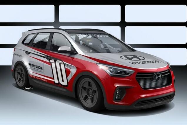 Hyundai представит 1040-сильную версию кроссовера Santa Fe