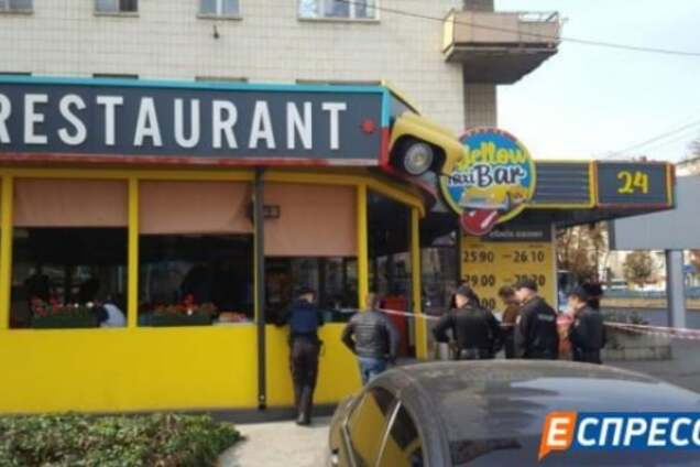 стрельба, кафе, Киев