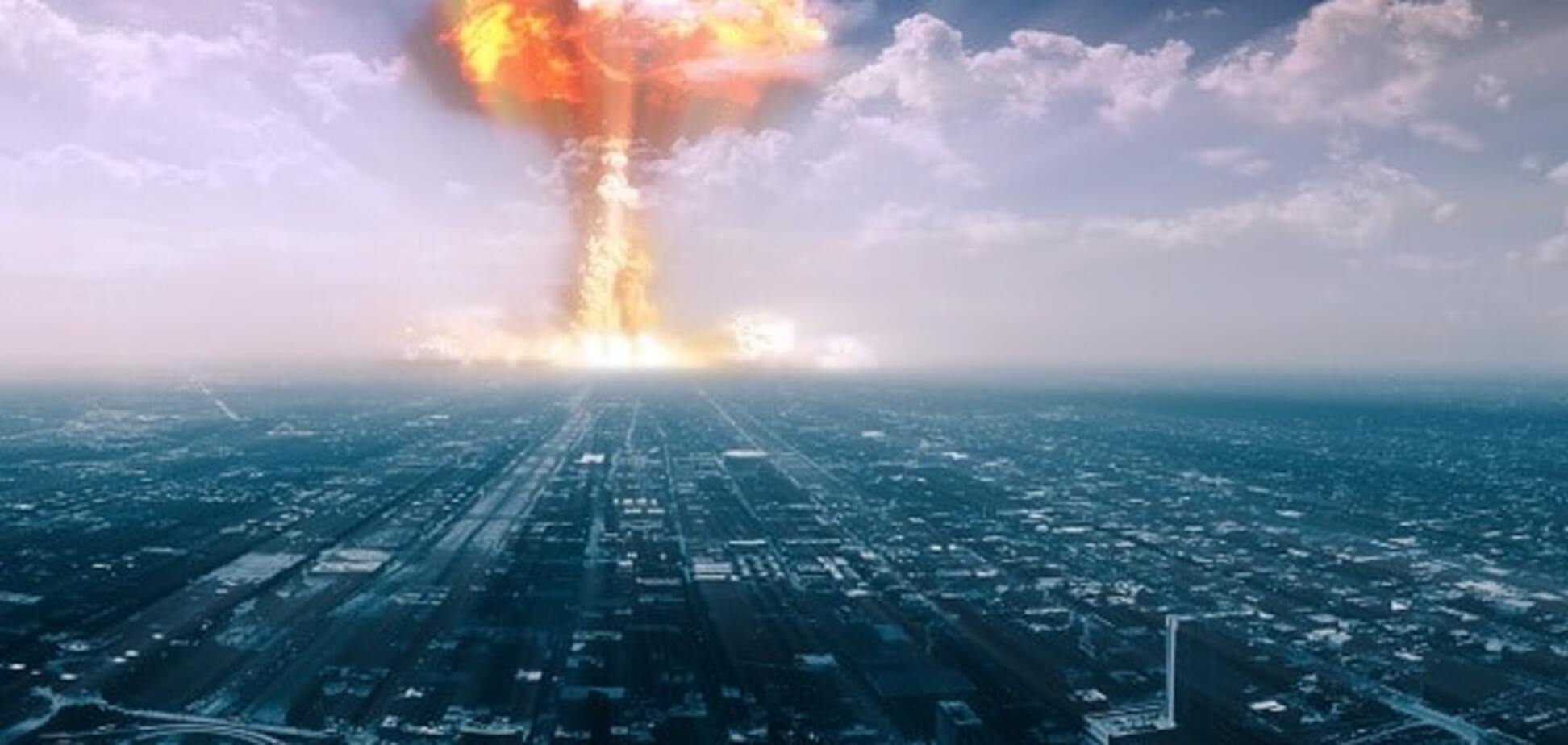 ядерный взрыв город
