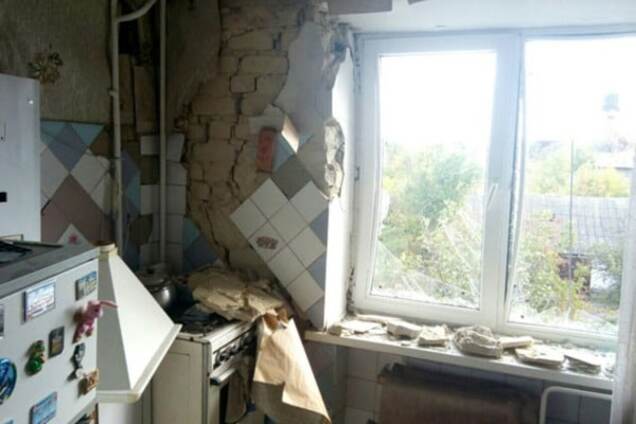 Последствия обстрела Марьинки