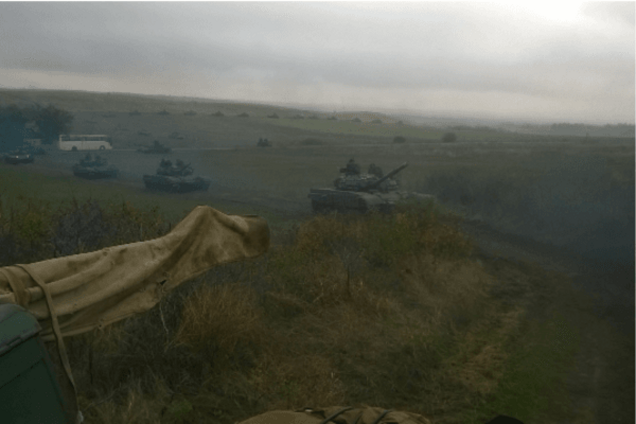 Российская техника на Донбассе