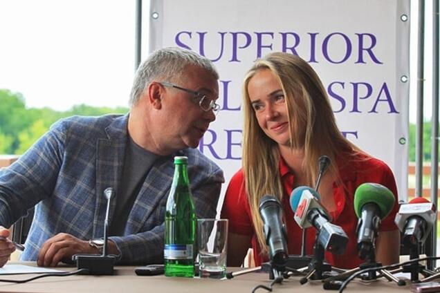 Юрий Сапронов и Элина Свитолина