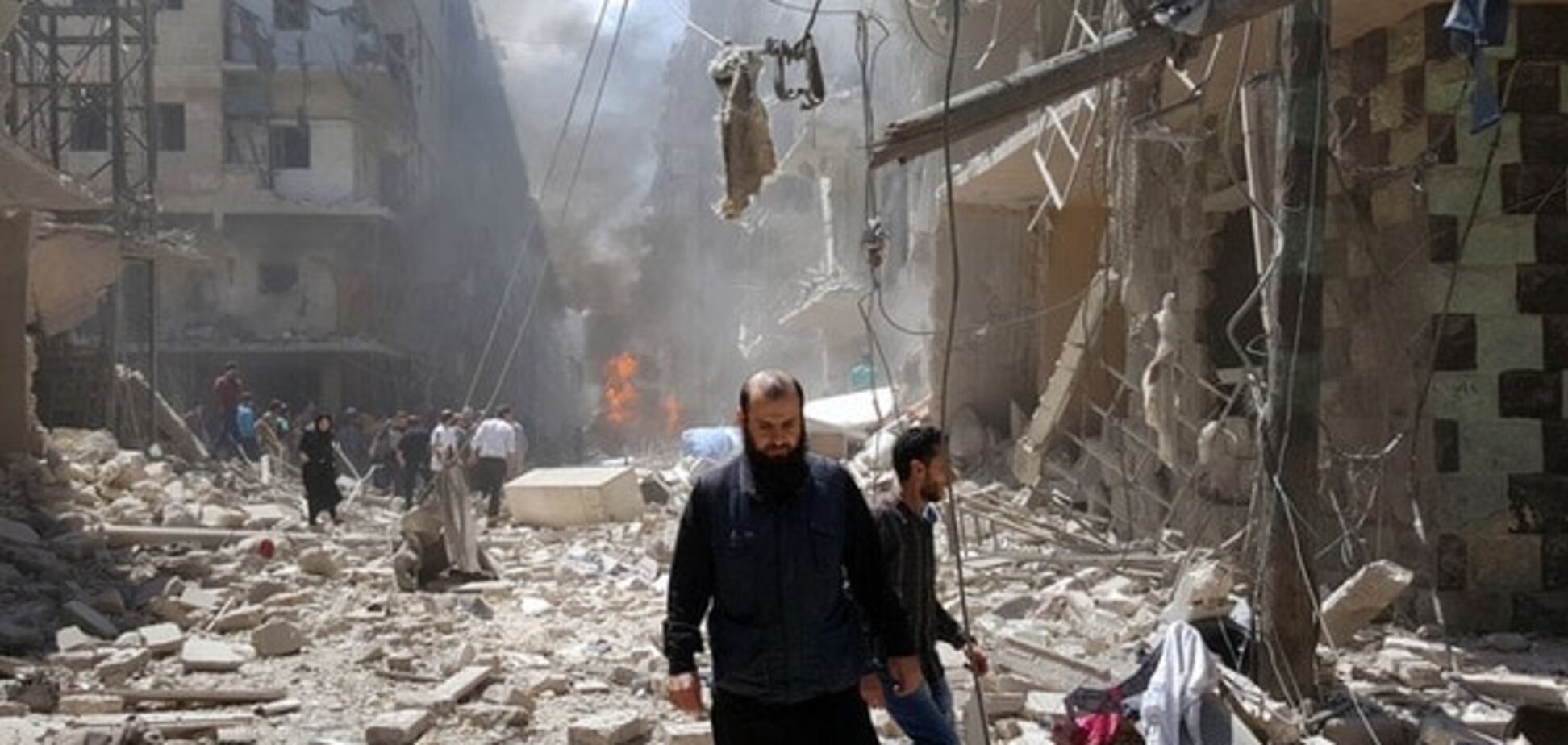 Наслідки бомбардувань в Сирії