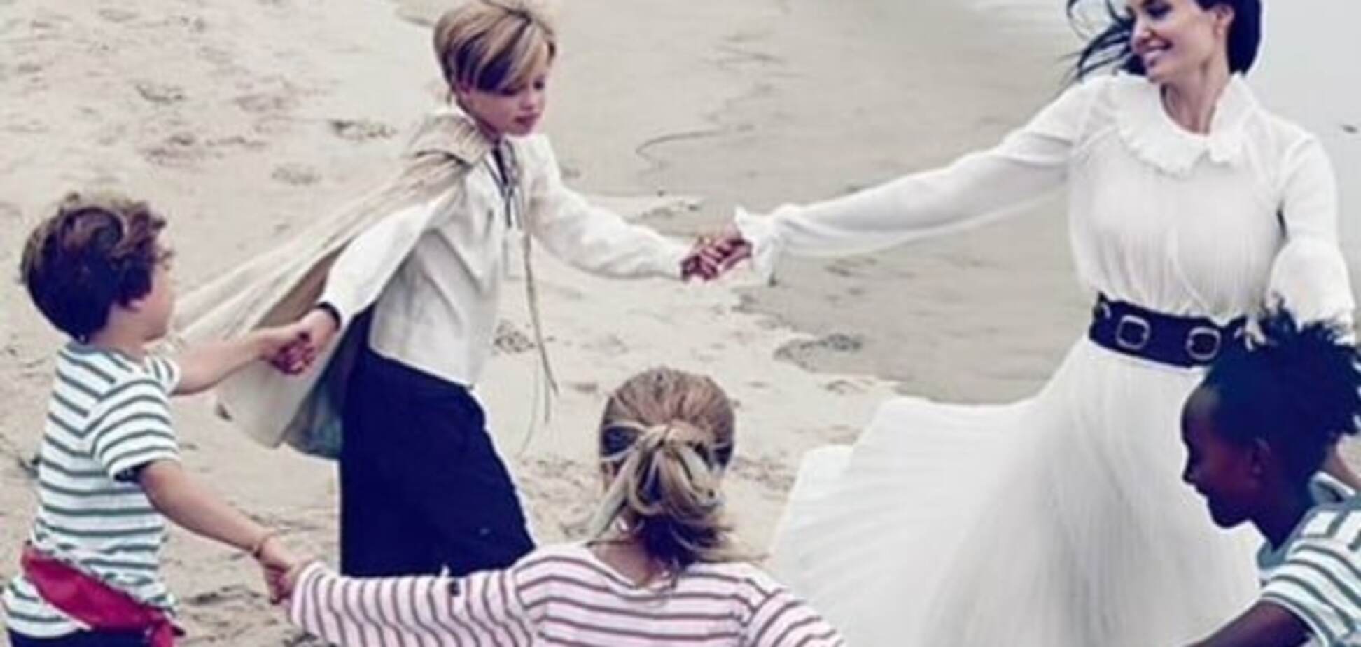 Джоли и дети