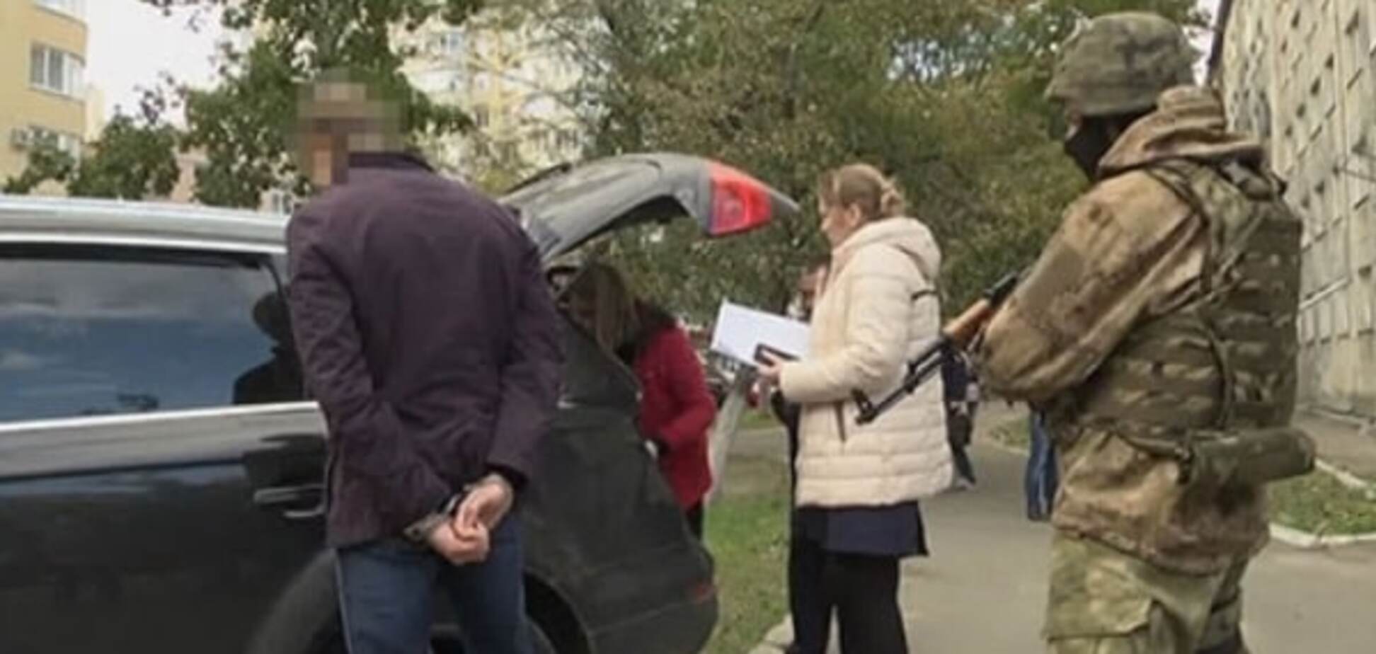 Задержание вооруженного иностранца в Одессе