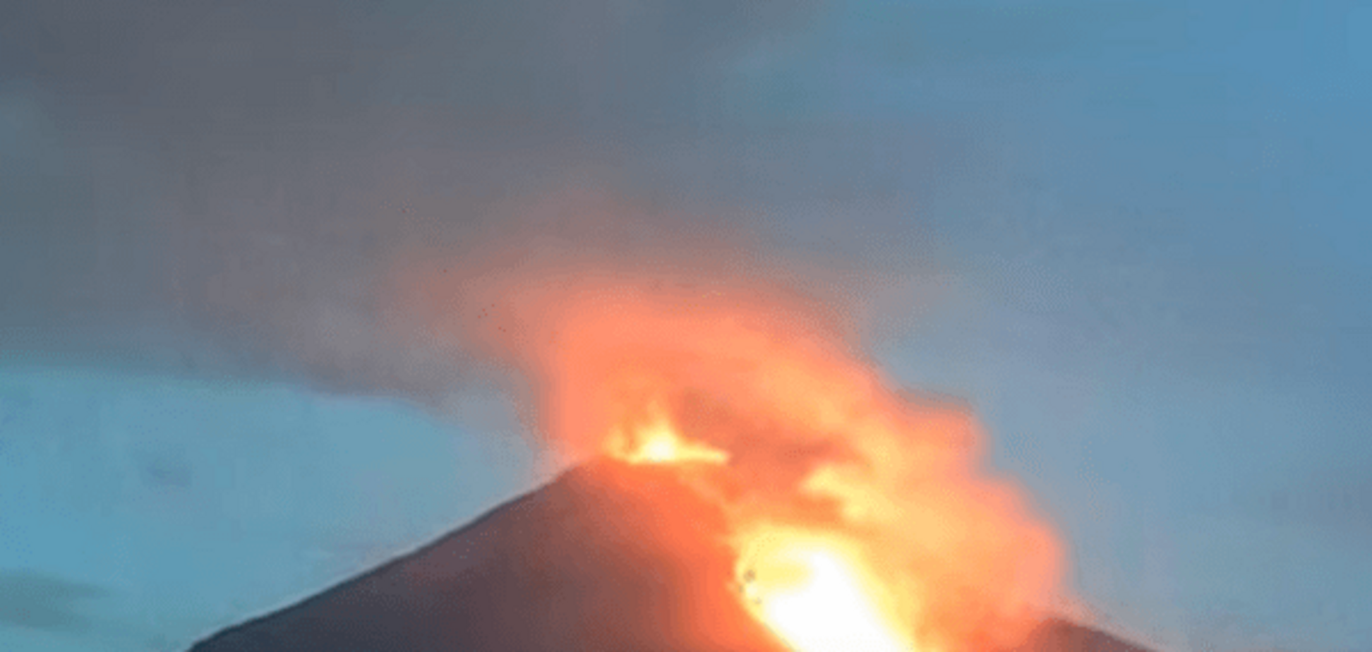 Виверження вулкана Коліма