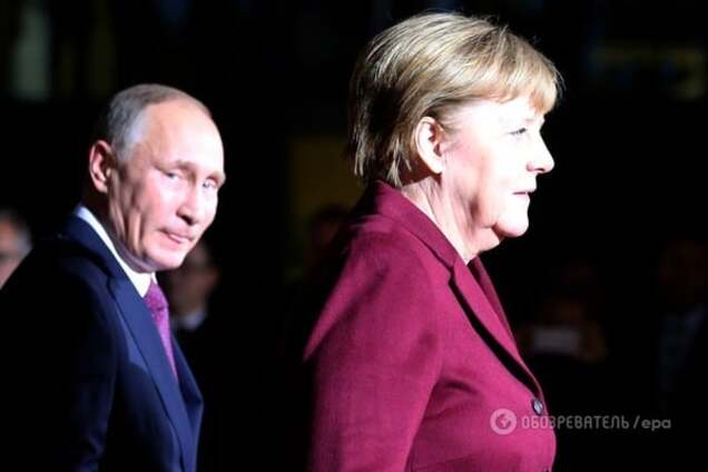 Владимир Путин, Ангела Меркель