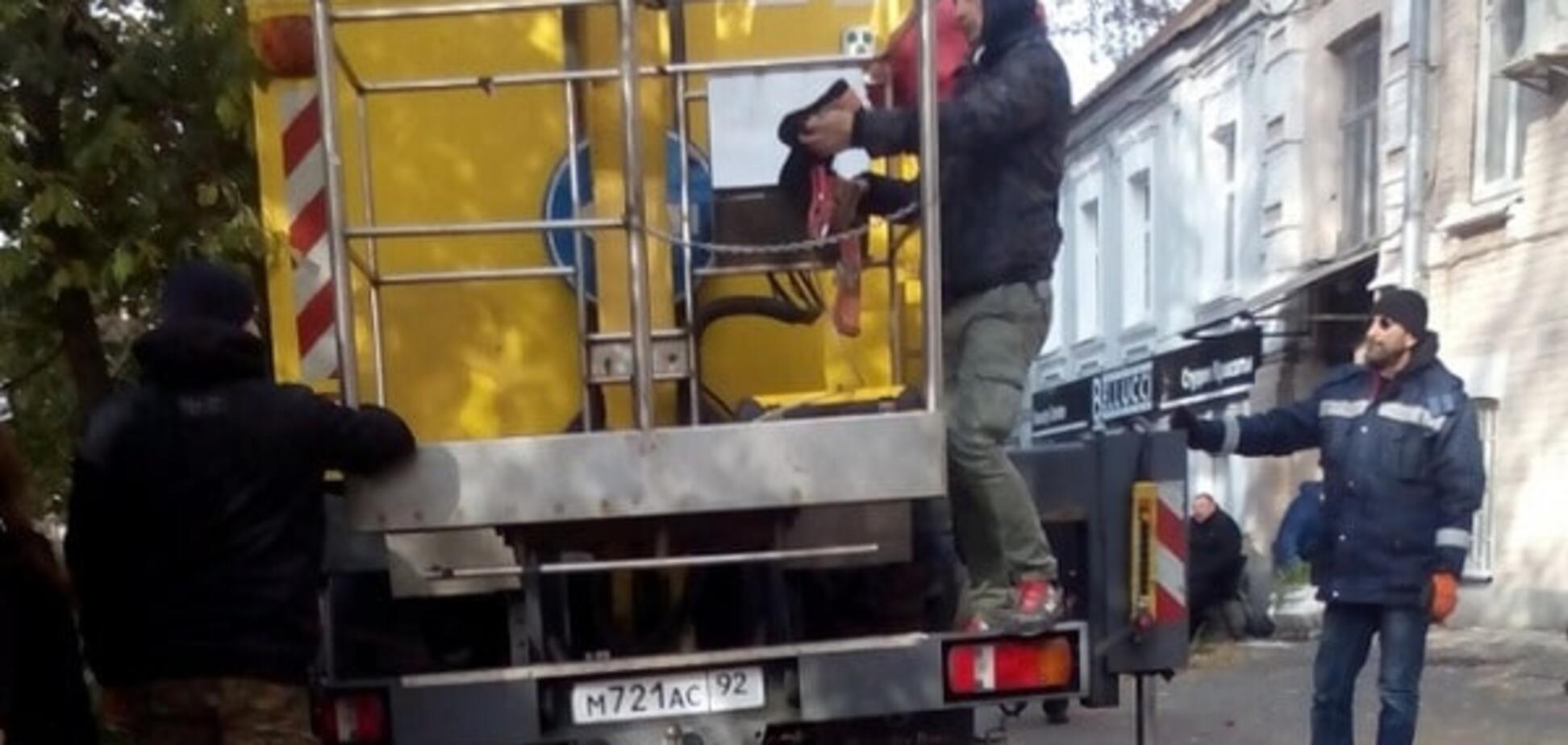 Зйомки серіалу у центрі Києва