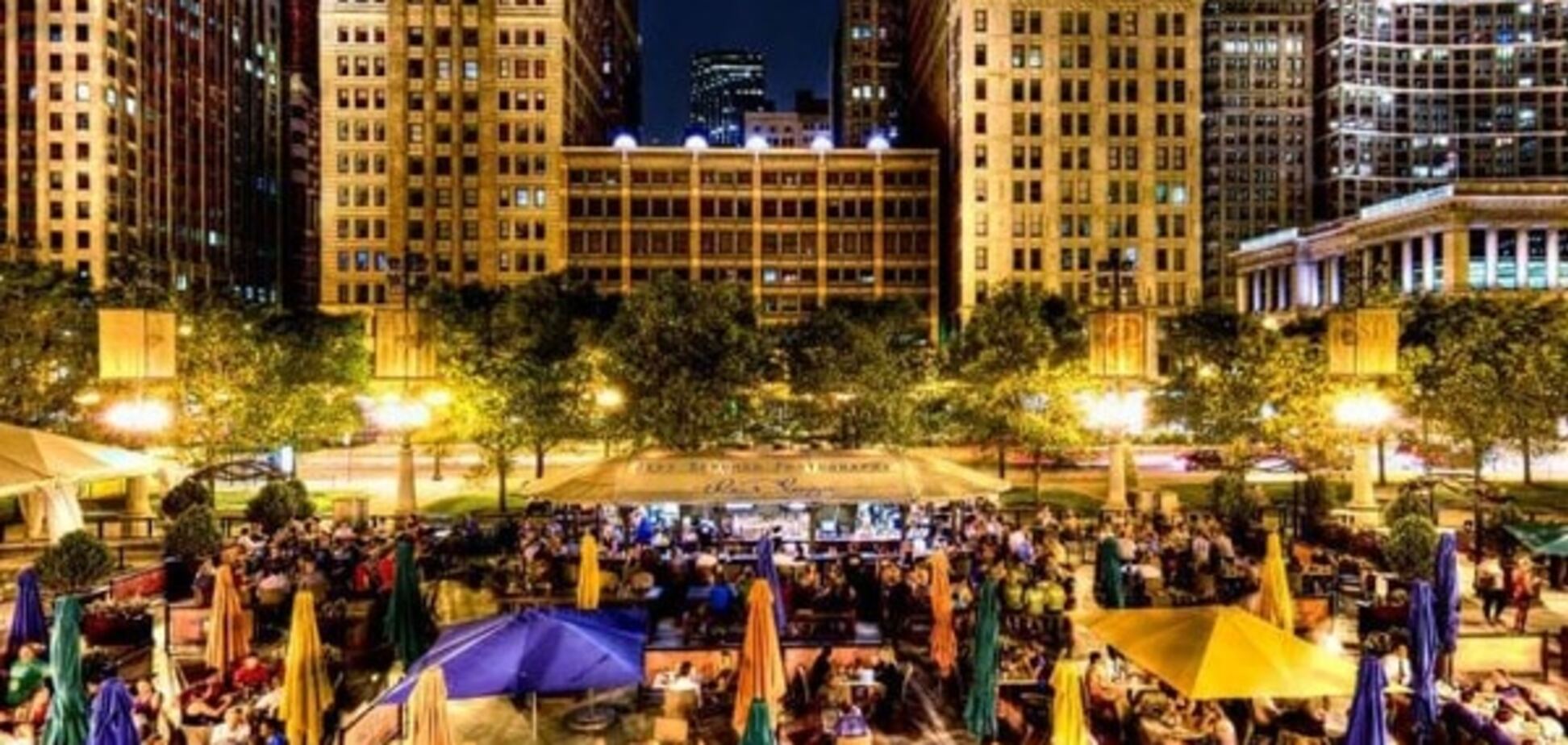 ночная Европа