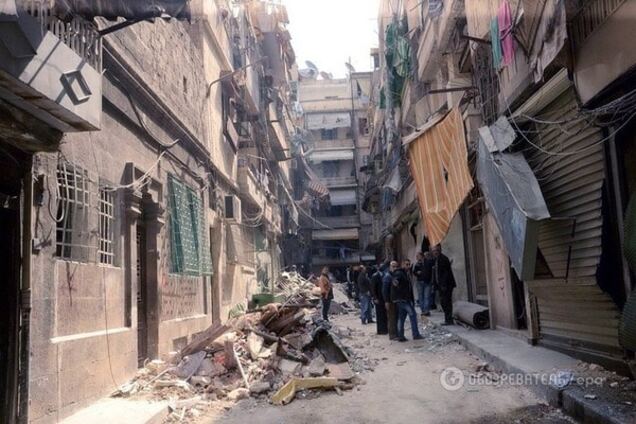 Последствия бомбардировок Алеппо