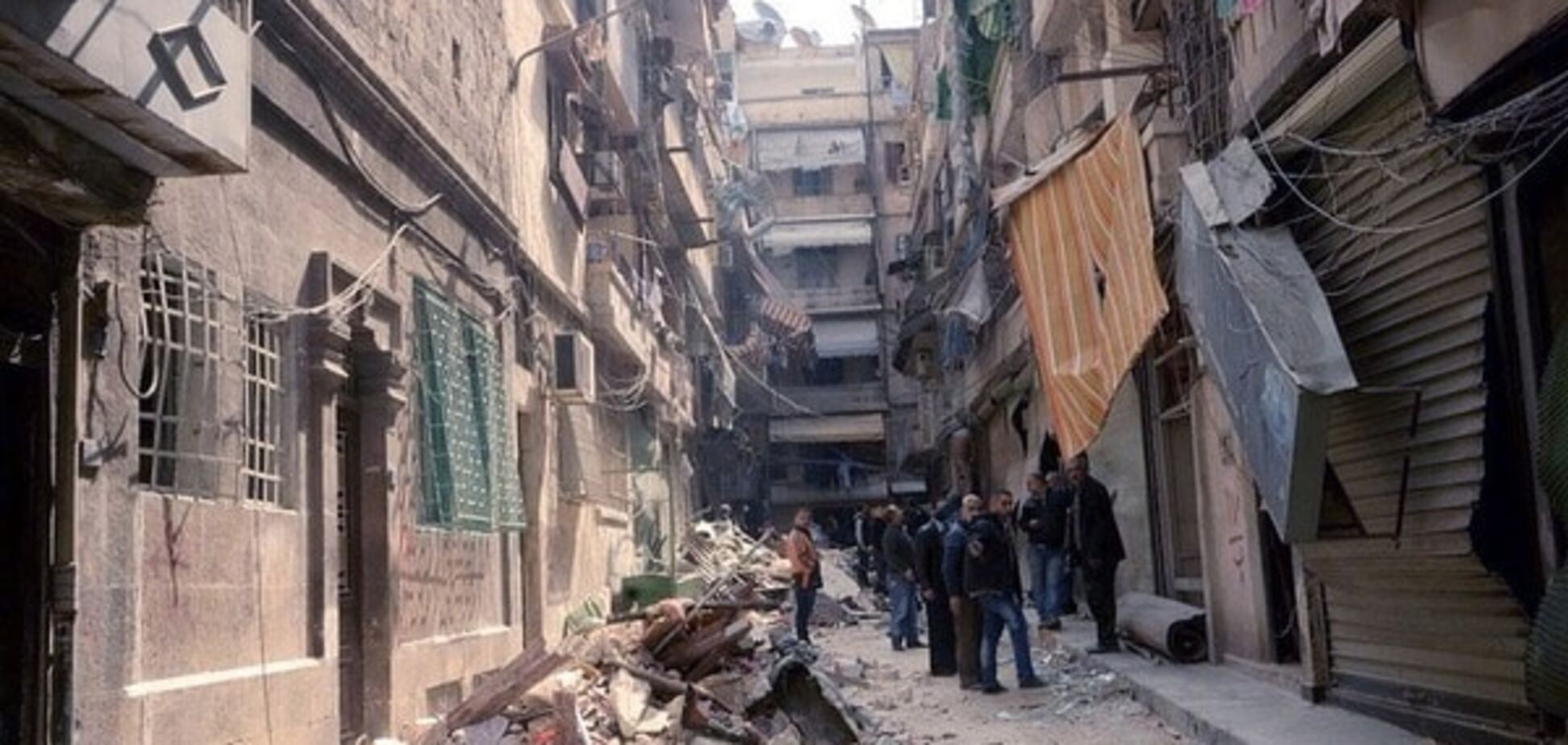 Наслідки бомбардувань Алеппо