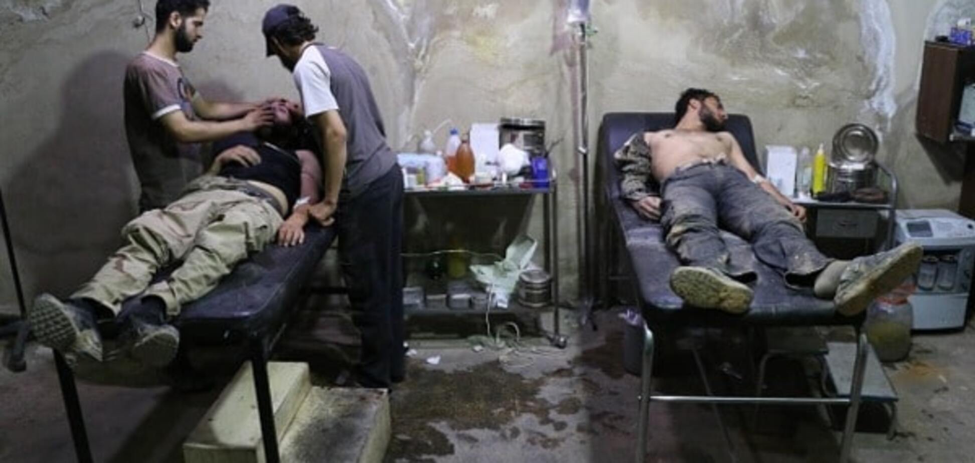 Пострадавшие от химических атак в Сирии
