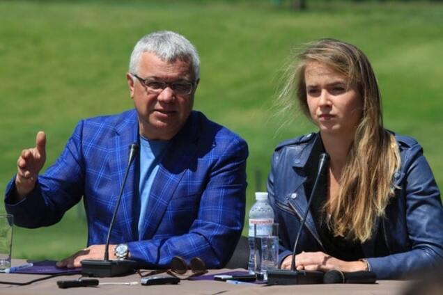 Юрий Сапронов и Элина Свитолина