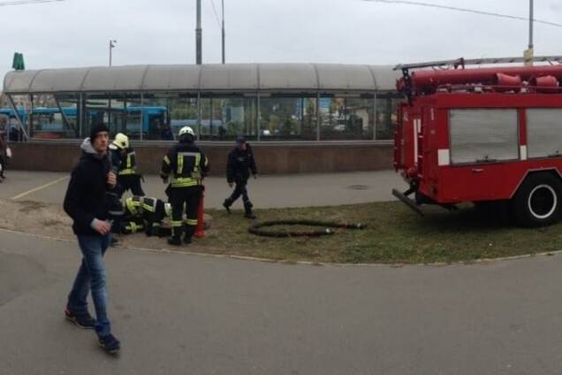 Пожар в киевском метро