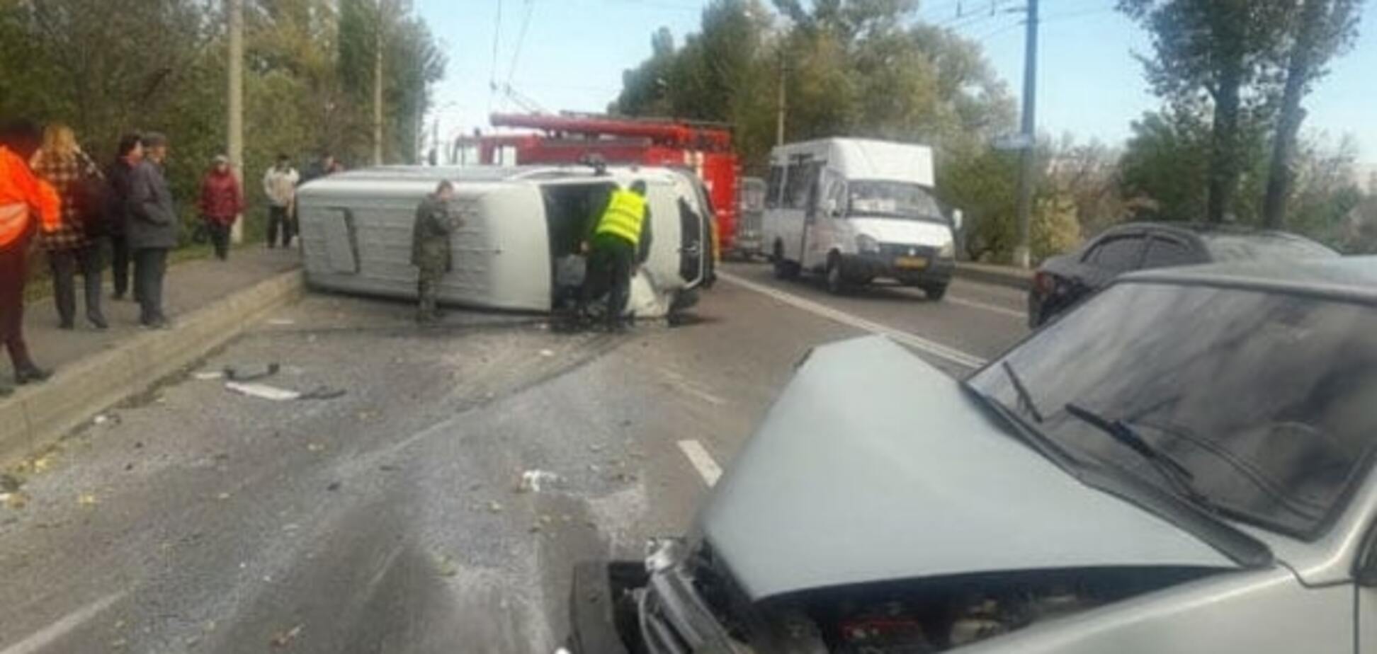 На Полтавщині сталася ДТП за участі маршрутки та авто, є постраждалі