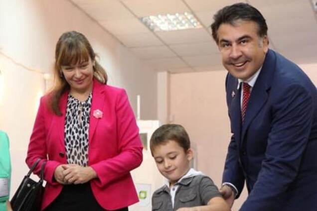 Сандра Рулофс и Михеил Саакашвили