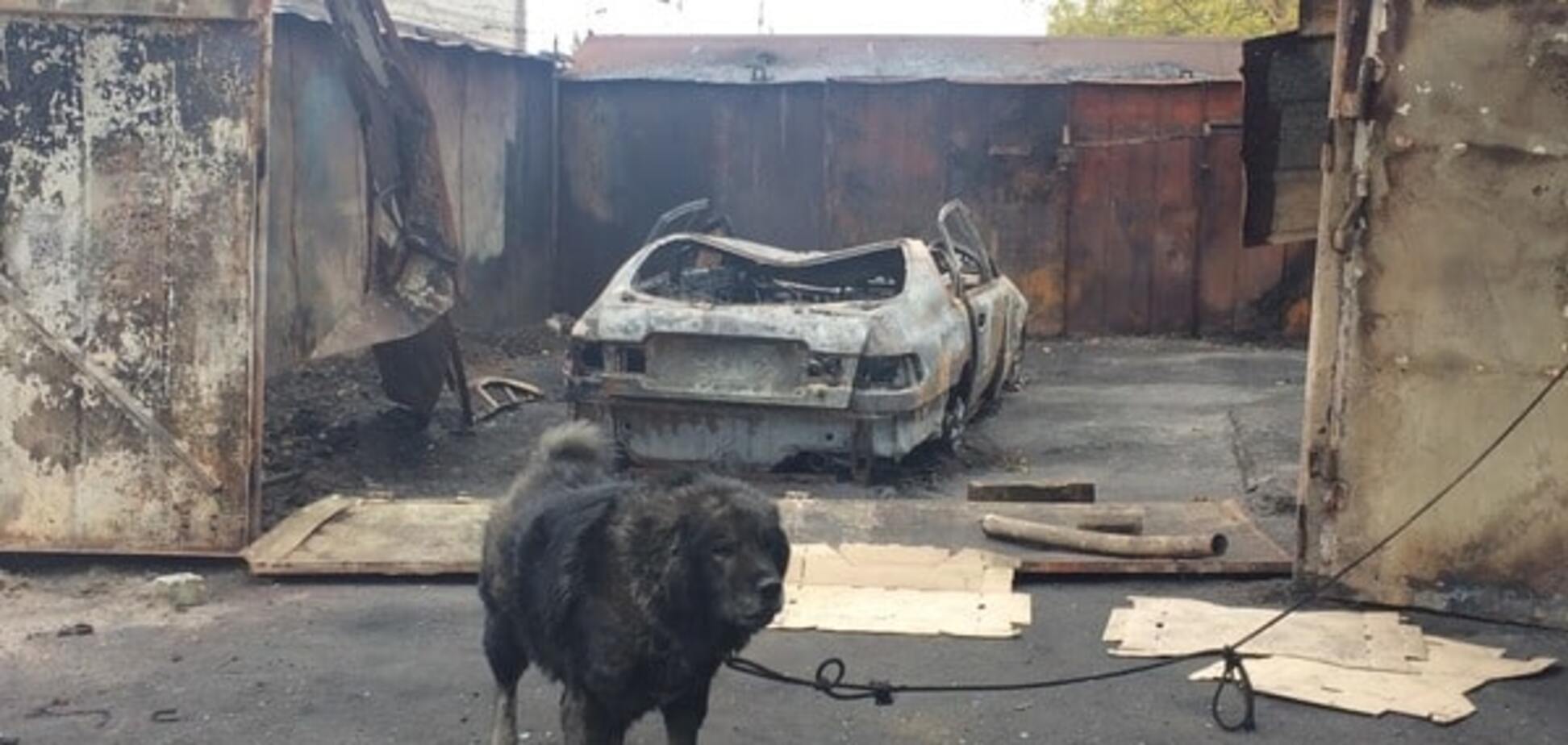 В Запорожье сожгли шиномонтаж и два авто