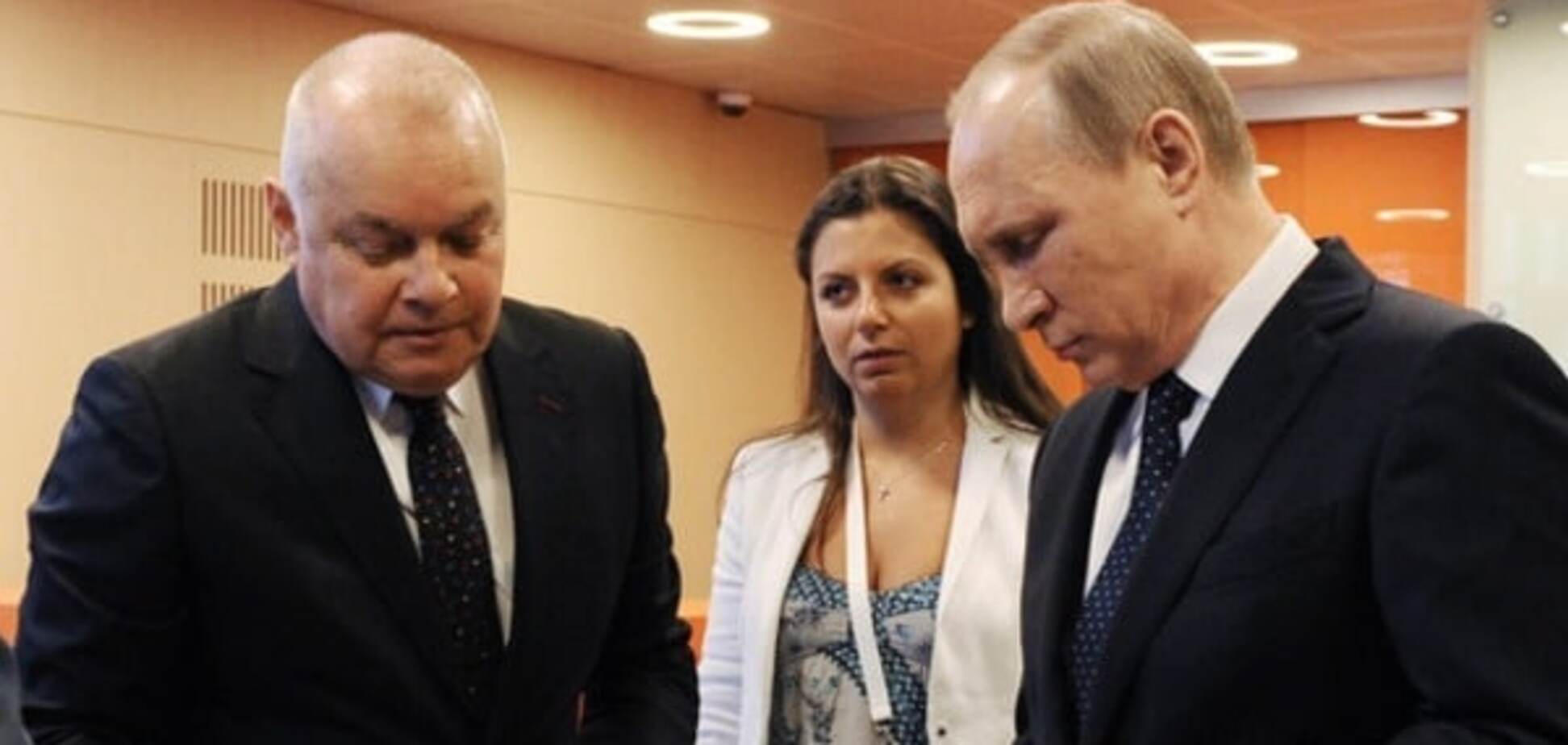 Дмитрий Киселев и Владимир Путин