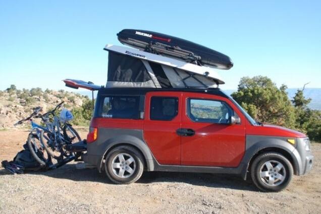 Honda Element With an ECamper