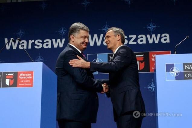 Порошенко и Столтенберг