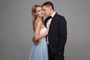 Аїда Ніколайчук із чоловіком