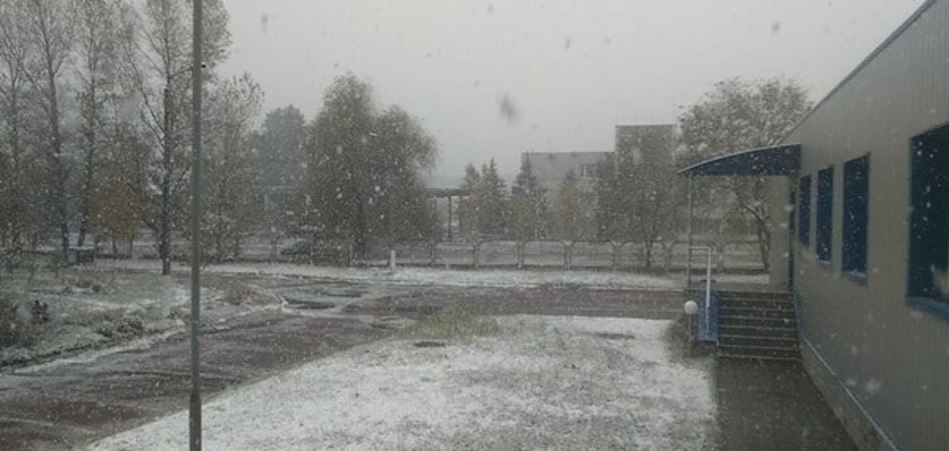 Перший сніг у Славутичі