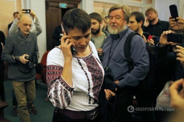 Надія Савченко в Москві