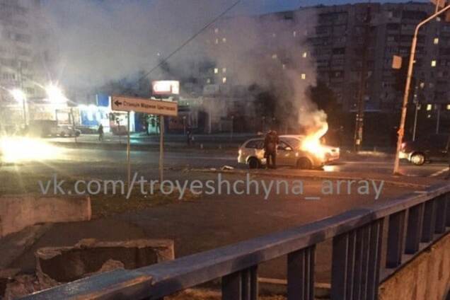 Пожар в автомобиле