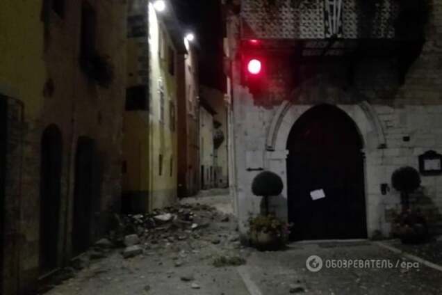 Землетрясение в Италии