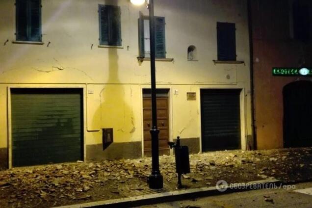 Землетрясение в Италии