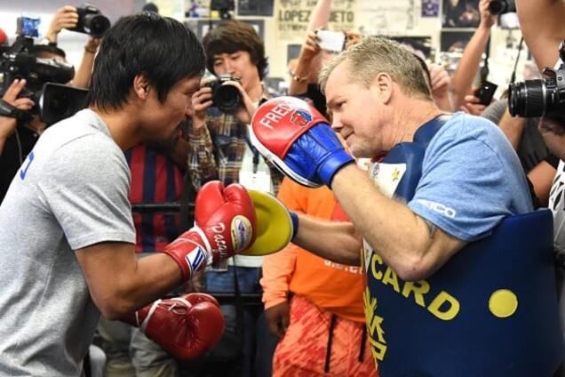 Пакьяо и Фредди Роуч