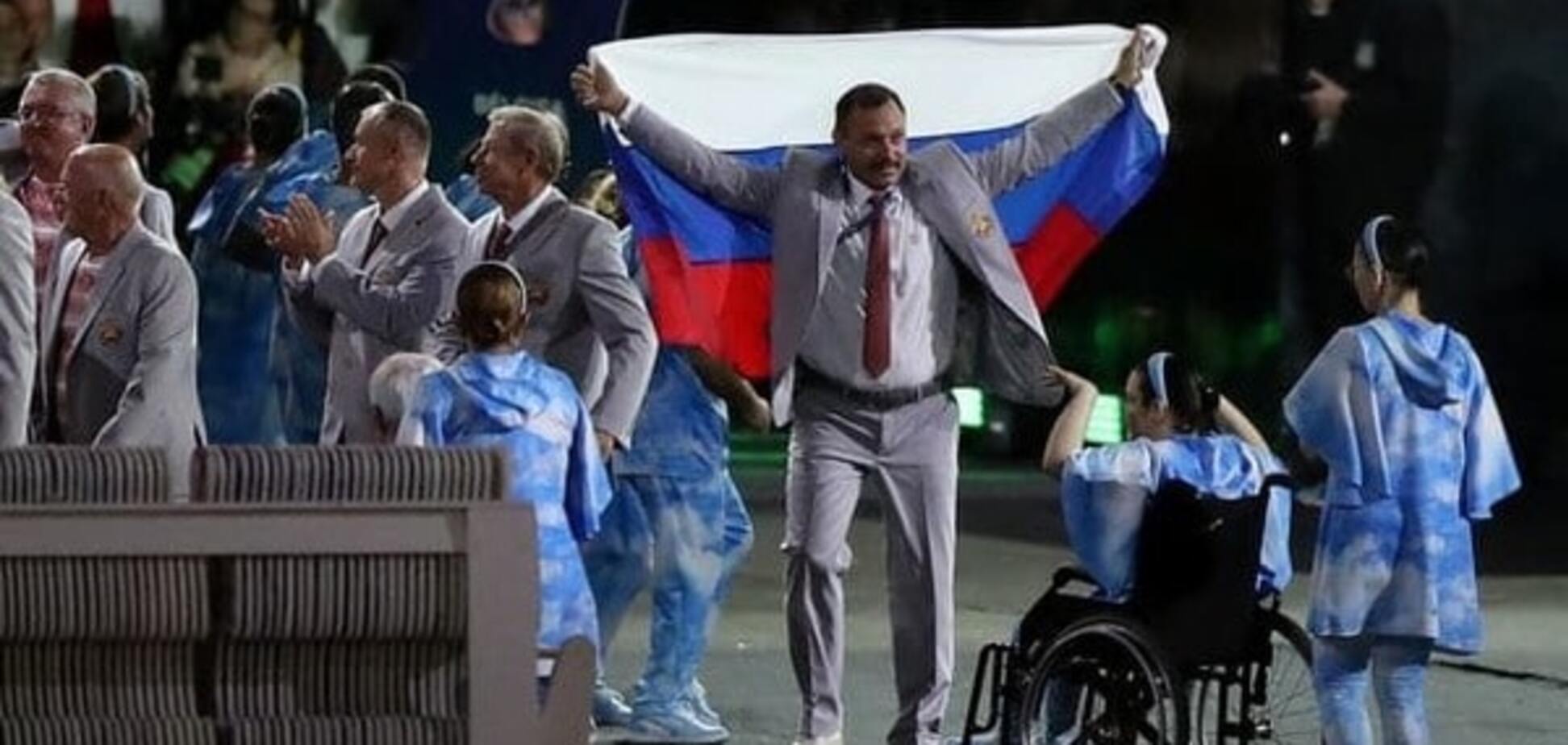 Флаг России на Паралимпиаде