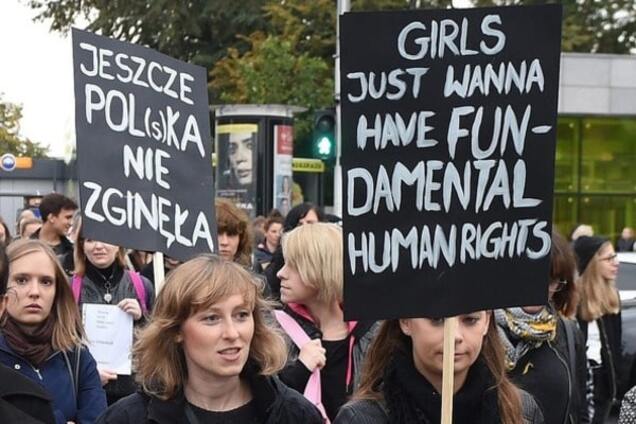 Протесты в Польше