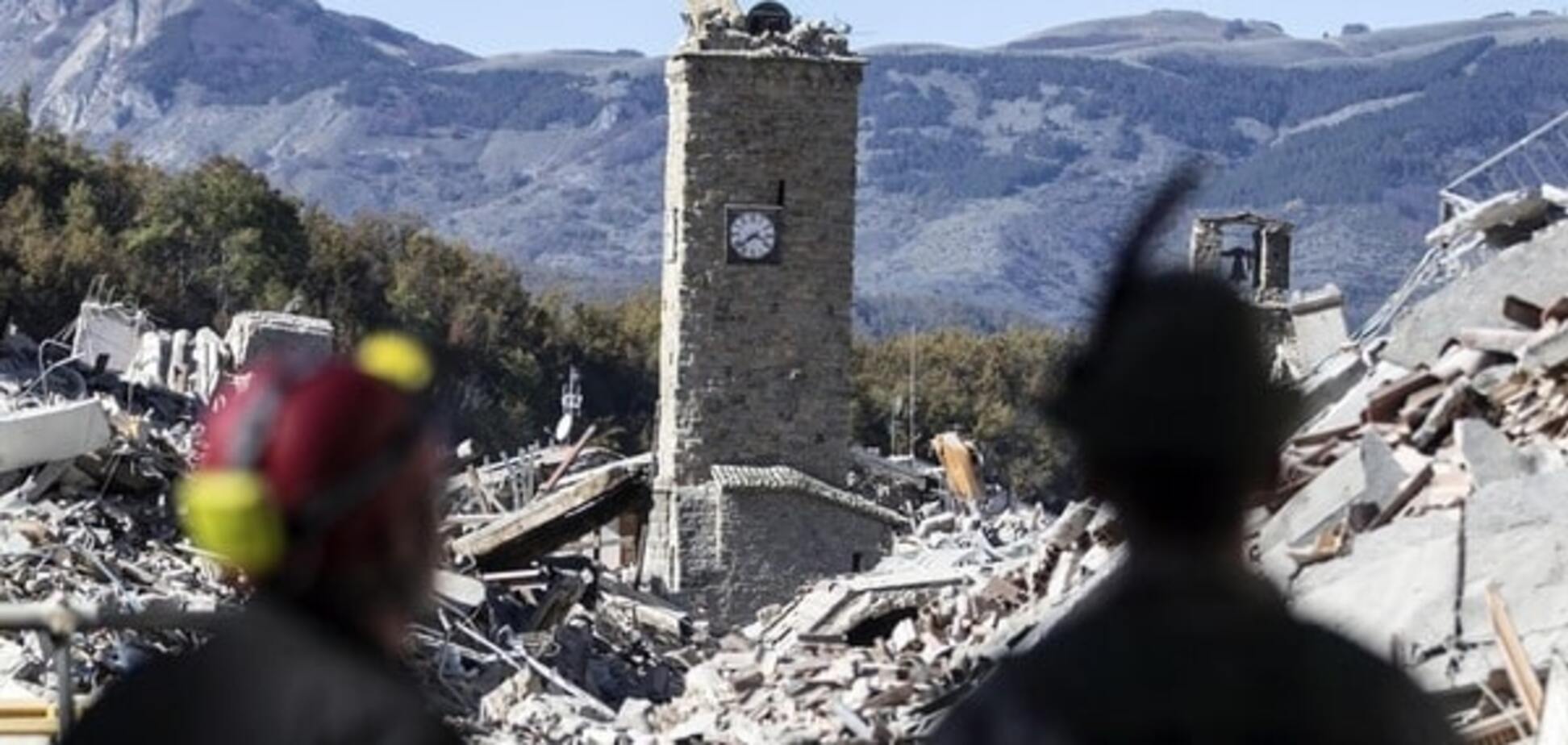 Землетрясение в Италии