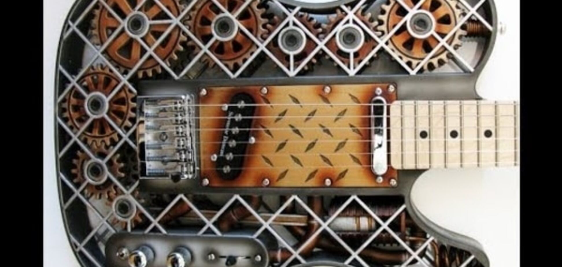 Гитара, напечатанная на 3D принтере