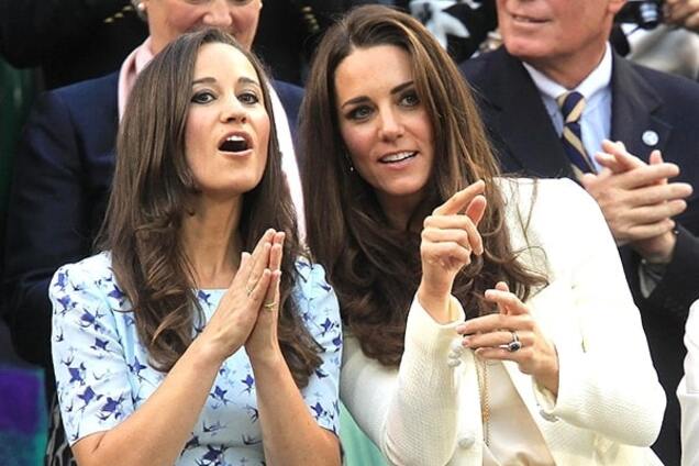 Пиппа и Кейт Миддлтон